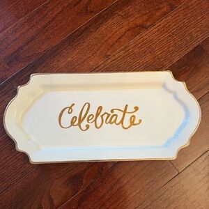 Mud Pie Celebrate serving tray